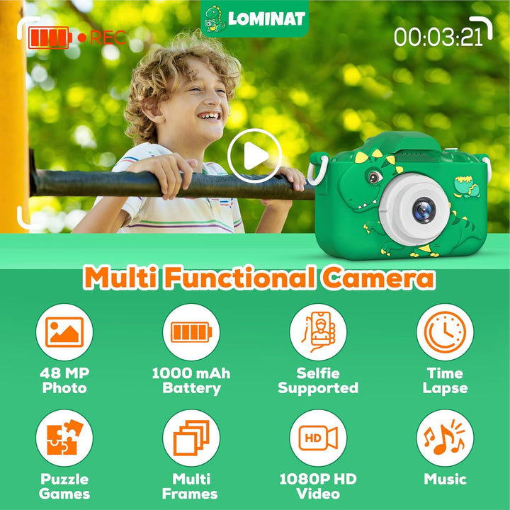 Cámara infantil para niños de 3, 4, 5, 6, 7, 8, 9 años de edad, cám...