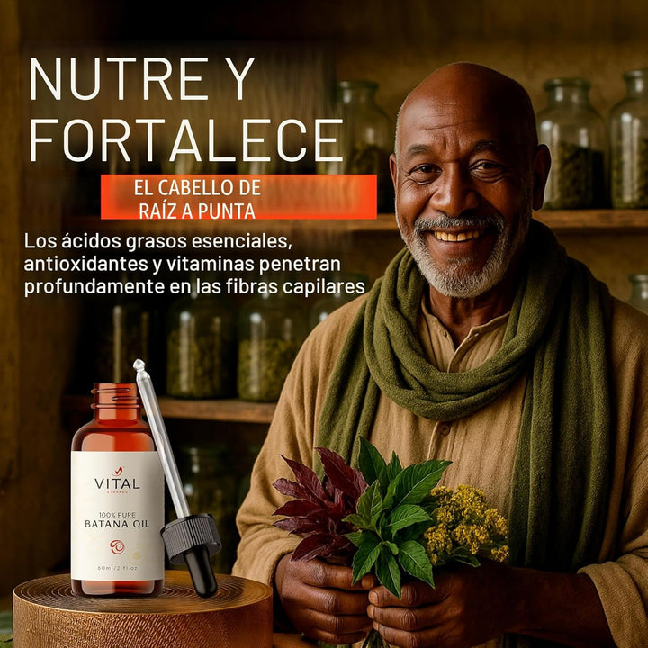 Vital Strands Aceite de Batana para el Crecimiento del Cabello \u20...