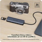 Hyper, 5785582, hub USB 3.2 de 6 puertos