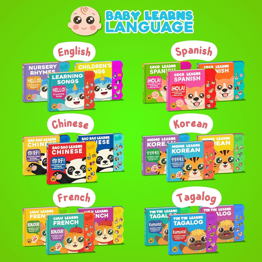 Coco Learns Spanish Vol. 3, Libros en español para niños de 1 a 3 años