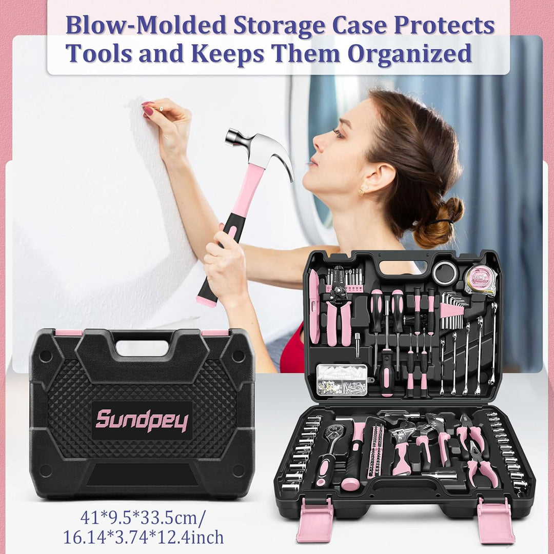 Sundpey Kit de herramientas para el hogar 281 piezas - Juegos de he...