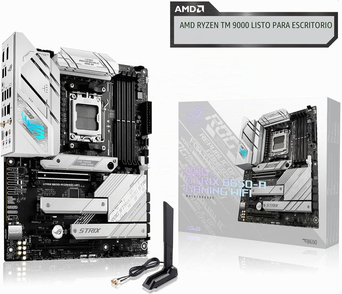ASUS ROG Strix B650-A Gaming WiFi AMD B650 AM5 Ryzen™ Desktop 9000...