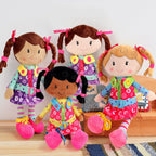 Snuggle Stuffs Sugar Snap - Muñeca de peluche para aprender a vesti...