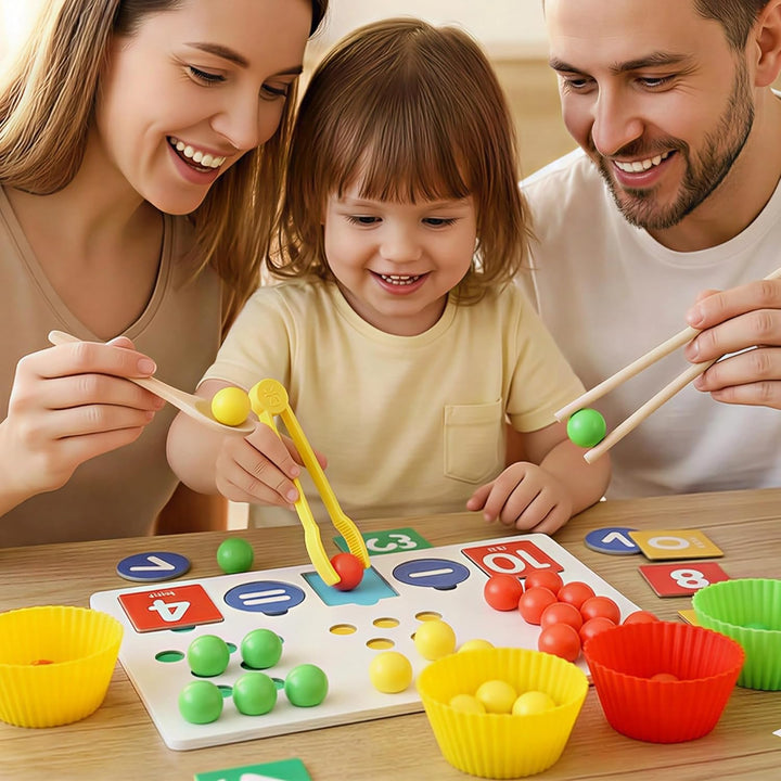 Montessori - Juguetes educativos de madera para niños