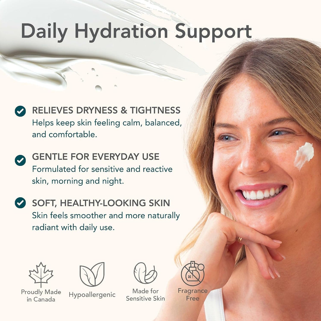Riversol Crema de rosácea e hidratante facial para piel seca y sens...