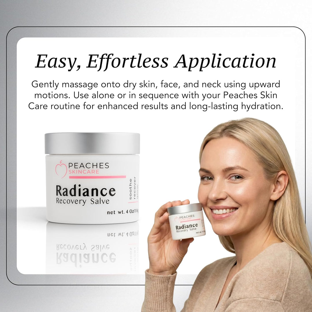 Peaches Skincare Radiance Recovery Salve - Hidratante facial hidrat...