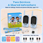 Walkie Talkies de video para niños, paquete de 2 walkie talkies recargables con cámara y pantalla, radios bidireccionales de largo alcance para acampar en interiores y exteriores, regalos para niñas y
