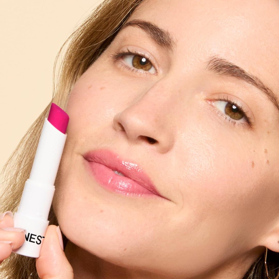 Bálsamo labial Honest Beauty tintado, melón de verano, vegano, más...