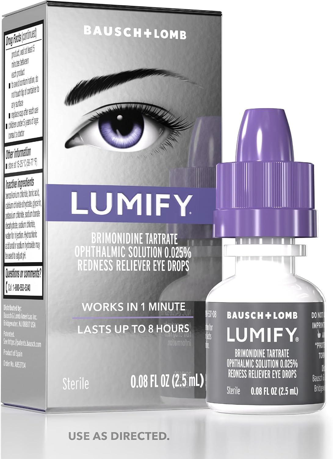 LUMIFY Redad Alivio Gotas de ojos 008 onzas