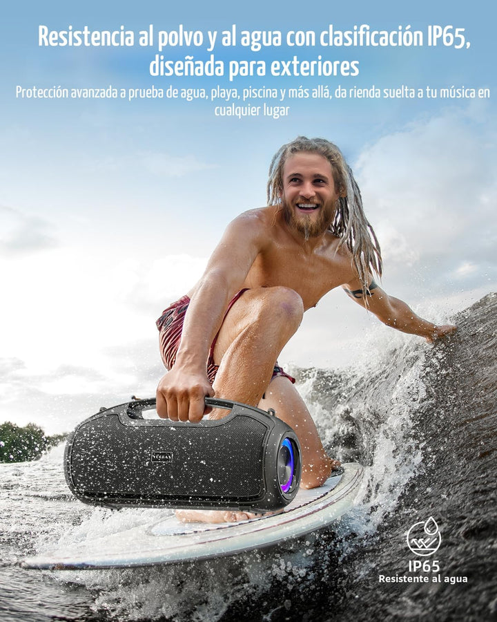 VUOPAX Altavoces Bluetooth portátiles inalámbricos de actualización...