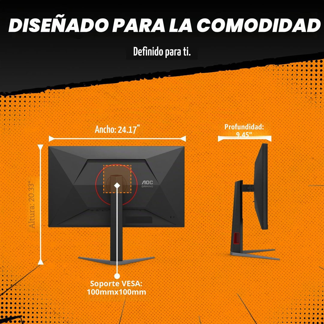 AOC Q27G4SMN Monitor para juegos Mini-LED de 27", QHD 2560×1440...