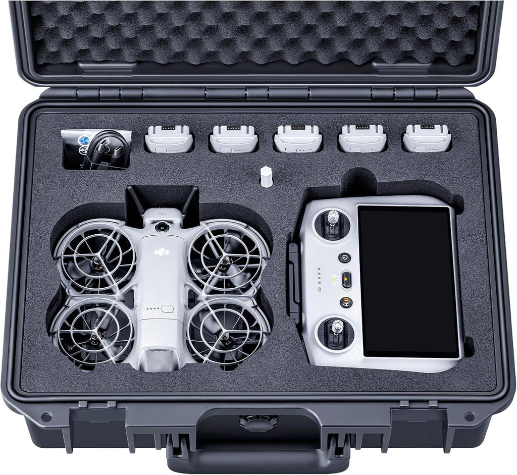 Lykus Titan N220 - Carcasa rígida impermeable para DJI Neo 2 y DJI RC2