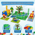 Juego de bloques de jardín clásicos a granel de ladrillos de