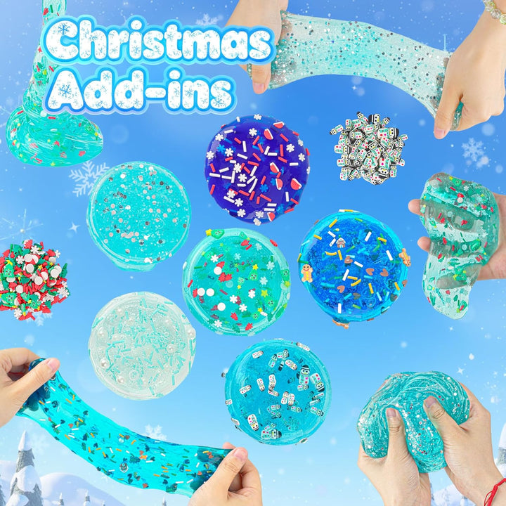 6 paquetes de relleno de Slime para calcetines de Navidad, rellenos...
