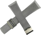 NZZXTO Correa de reloj de acero inoxidable de repuesto para reloj Skagen unisex con tornillo correa delgada 0.984 in-0.787 in SKW6140