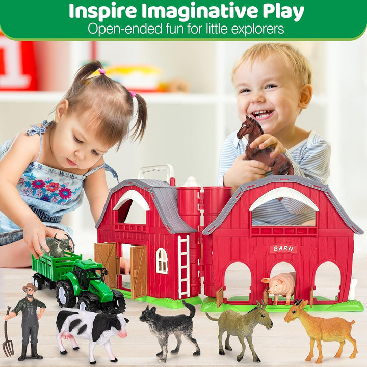 Juguetes de animales de granja para niños de 1 2 3 4 5