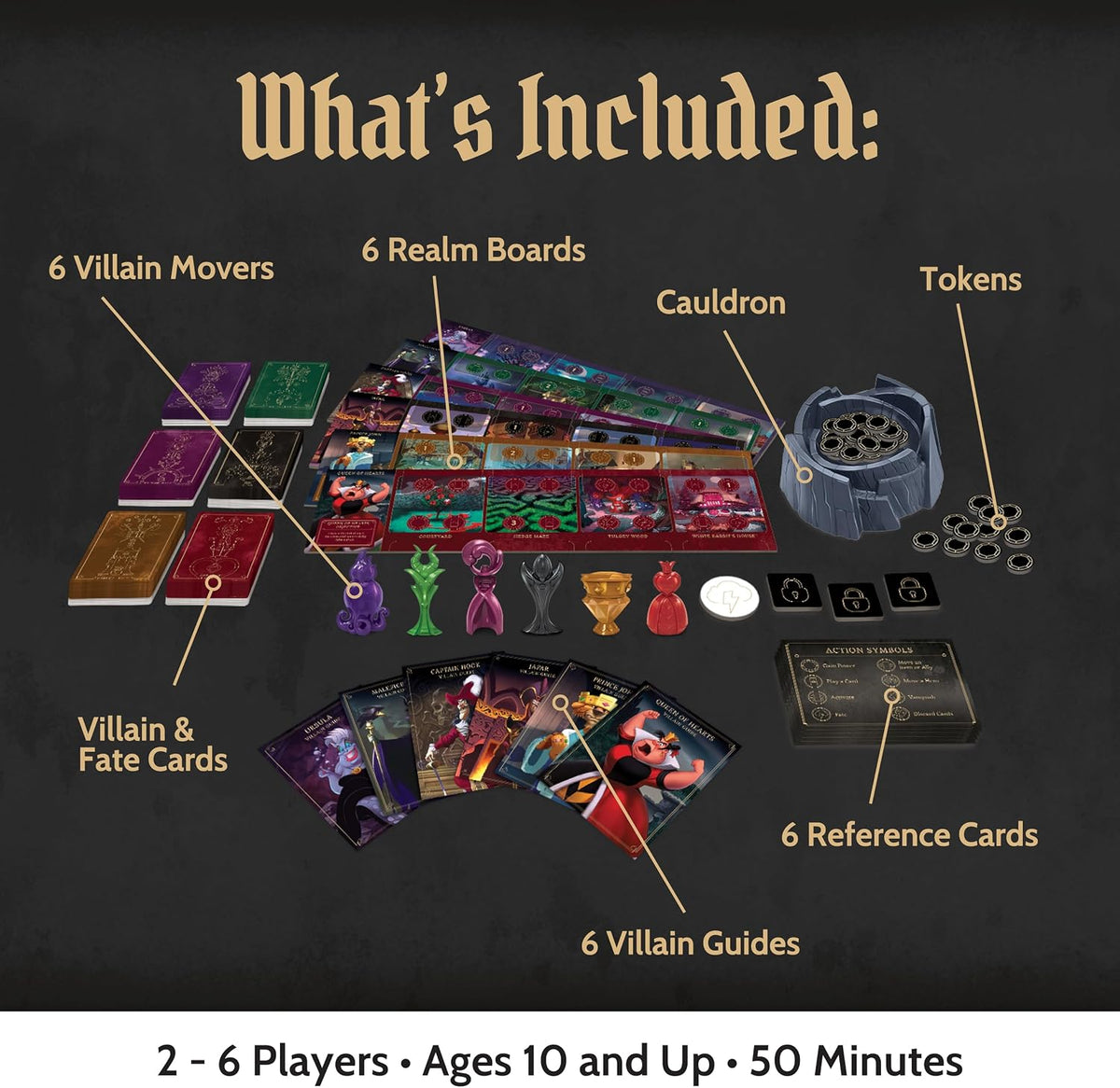 Ravensburger Disney Villainous Juego de mesa de estrategia para mayores de 10 años - Ganador del premio Toty Game of The Year 2019