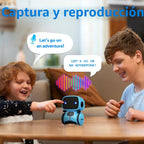Contixo R1 - Robot de juguete para niños, robots inteligentes interactivos azules con control de voz, hablar, bailar, aprendizaje, sensor táctil, juguete portátil educativo compacto para niños y niñas de 3 a 8 años, regalos de cumpleaños