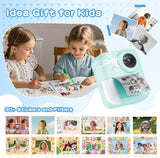 Cámara para Niños con Impresión Instantánea de Fotos a Color, Cámar...