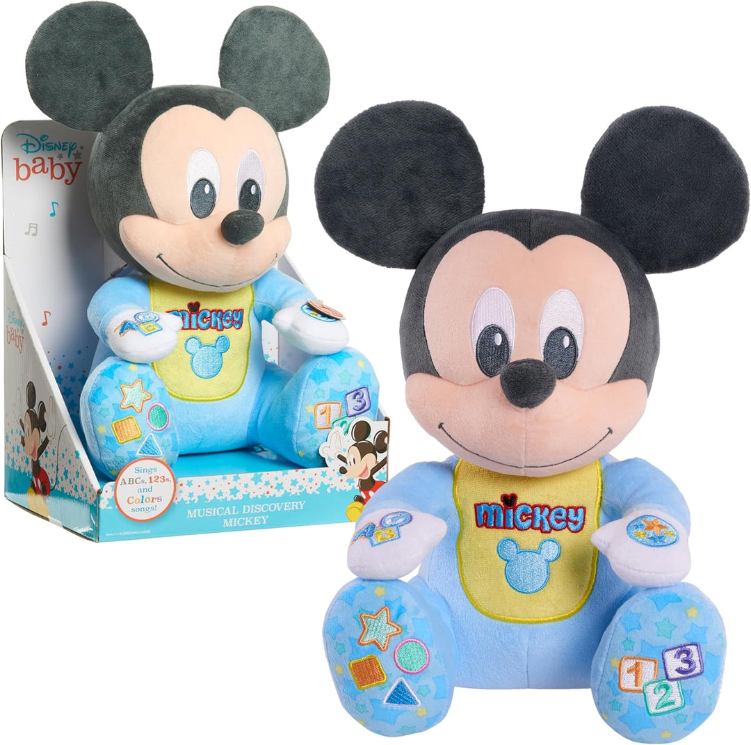 Disney Baby Musical Discovery - Peluche interactivo de Mickey Mouse...