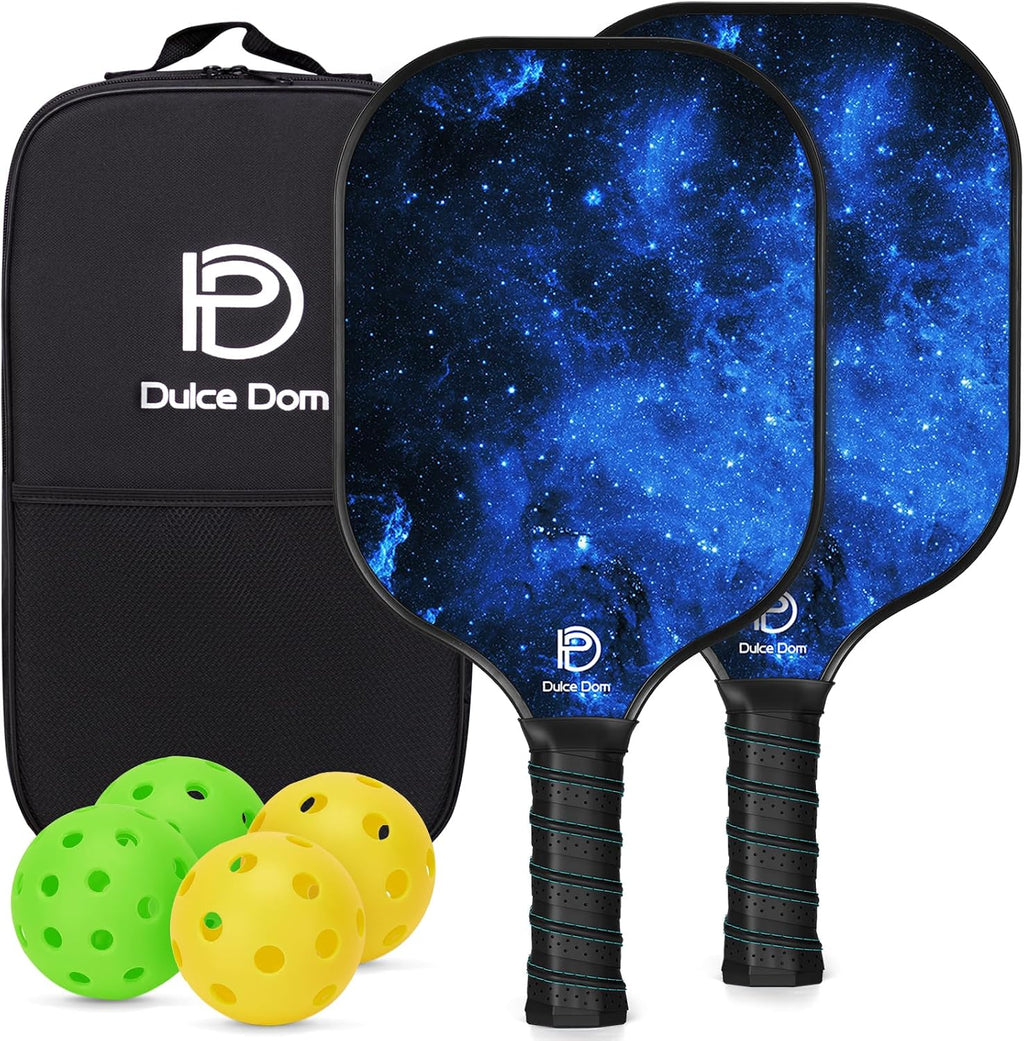 DULCE DOM Juego de 2/4 palas de pickleball - Aprobado por USAPA