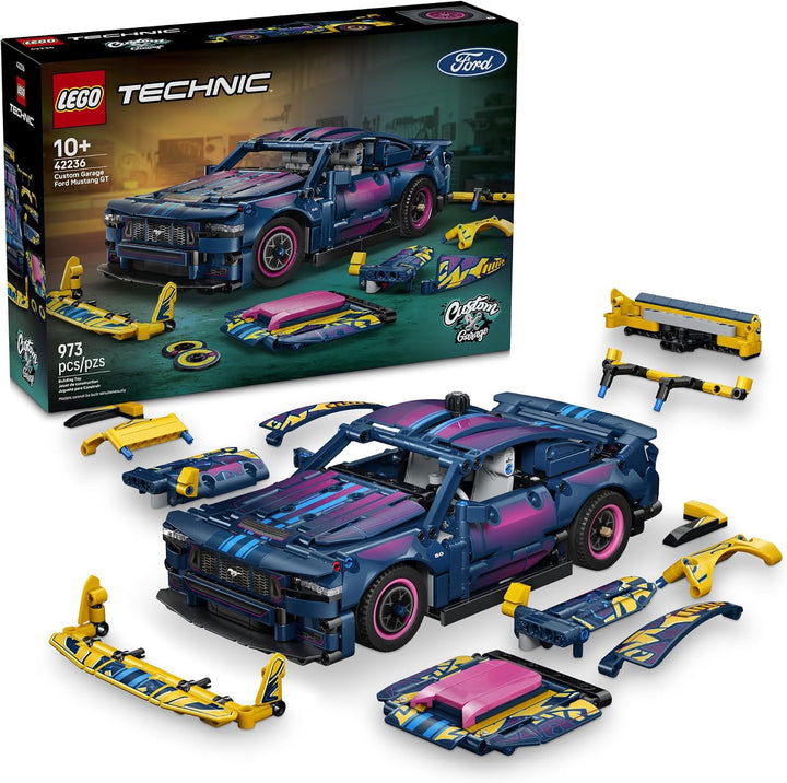 LEGO Technic Garaje personalizado Coche Ford Mustang GT 42236 | Jug...