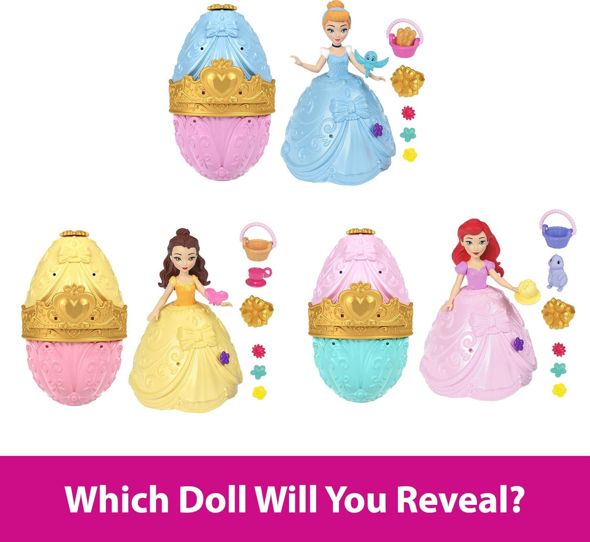 Mattel Disney Princess Toys muñeca pequeña sorpresa de
