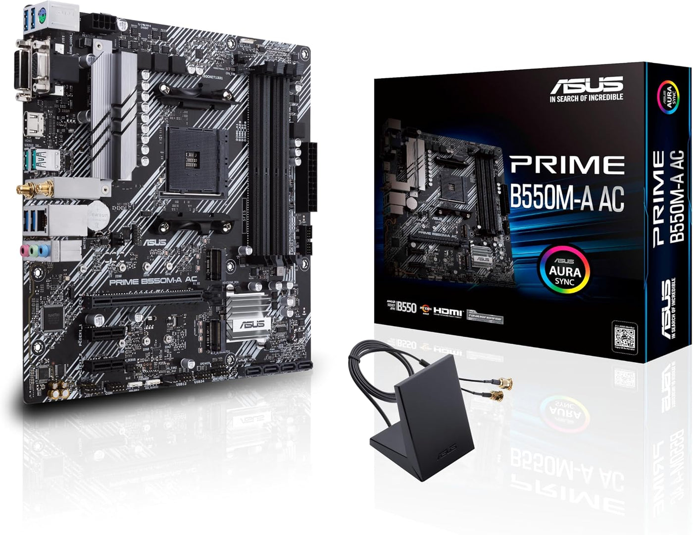 ASUS Prime B550M-A AC AMD AM4 (3ª generación Ryzen™) Placa base Mic...