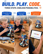 Apitor STEM Coding Robot Toy 6-en-1 Building Kit para niños de 8-12 años 480 Bloques