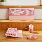 Combo de teclado y mouse inalámbricos, teclado de máquina