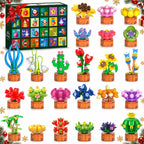 Calendario de Adviento 2026 para niños mayores de 6 flores, juegos de