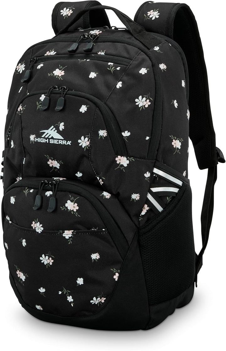 High Sierra Mochila Swoop Sg unisex, negro (Floral\/Black), Tamaño...