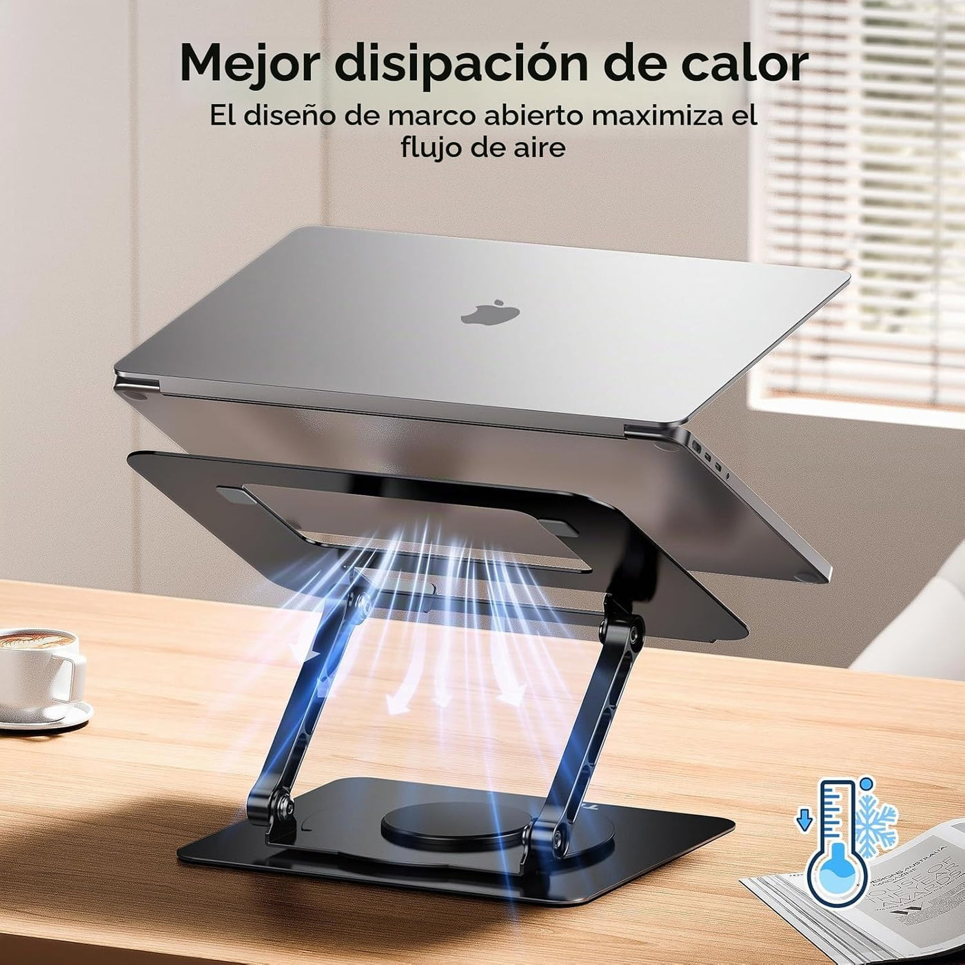 TECKNET Soporte para computadora portátil para escritorio, soporte...