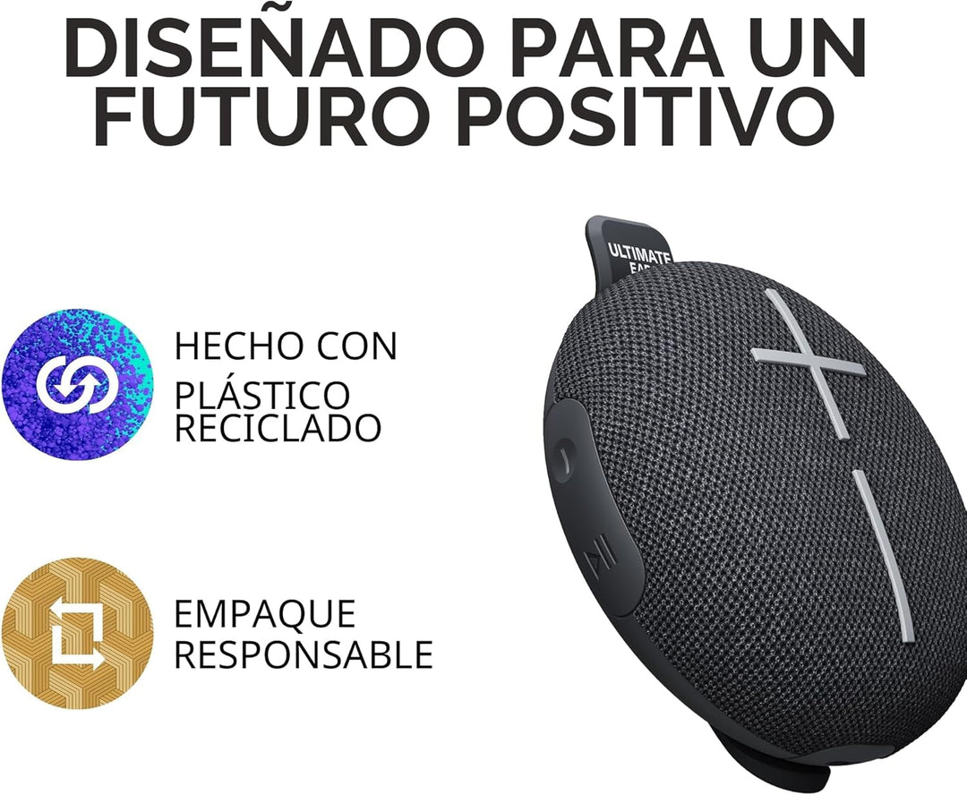 Ultimate Ears MINIROLL Altavoz Bluetooth ultra portátil impermeable...