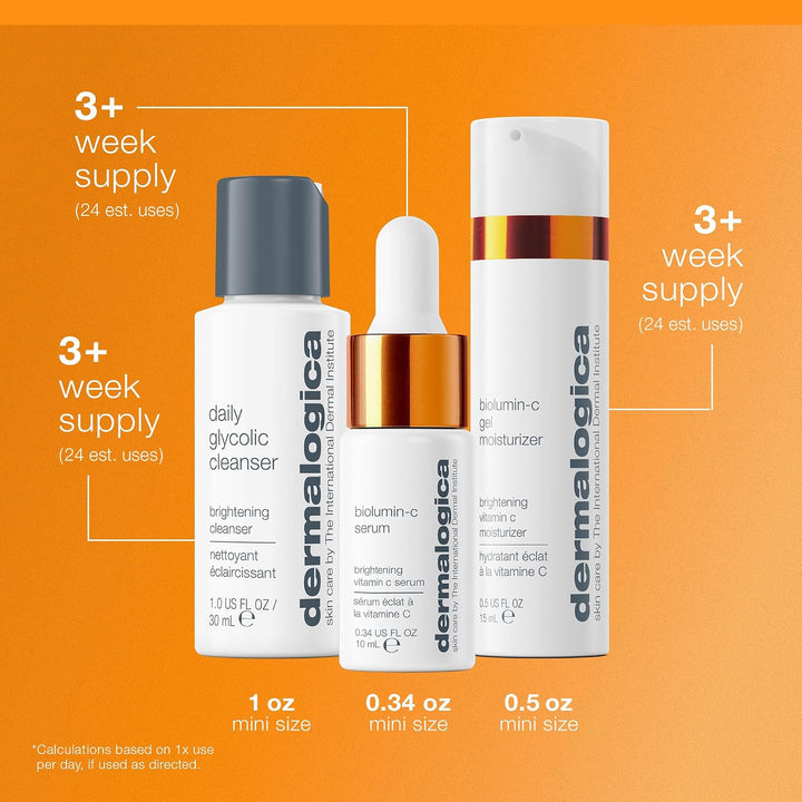 Dermalogica Daily Brightness Boosters - Kit de cuidado facial de la...