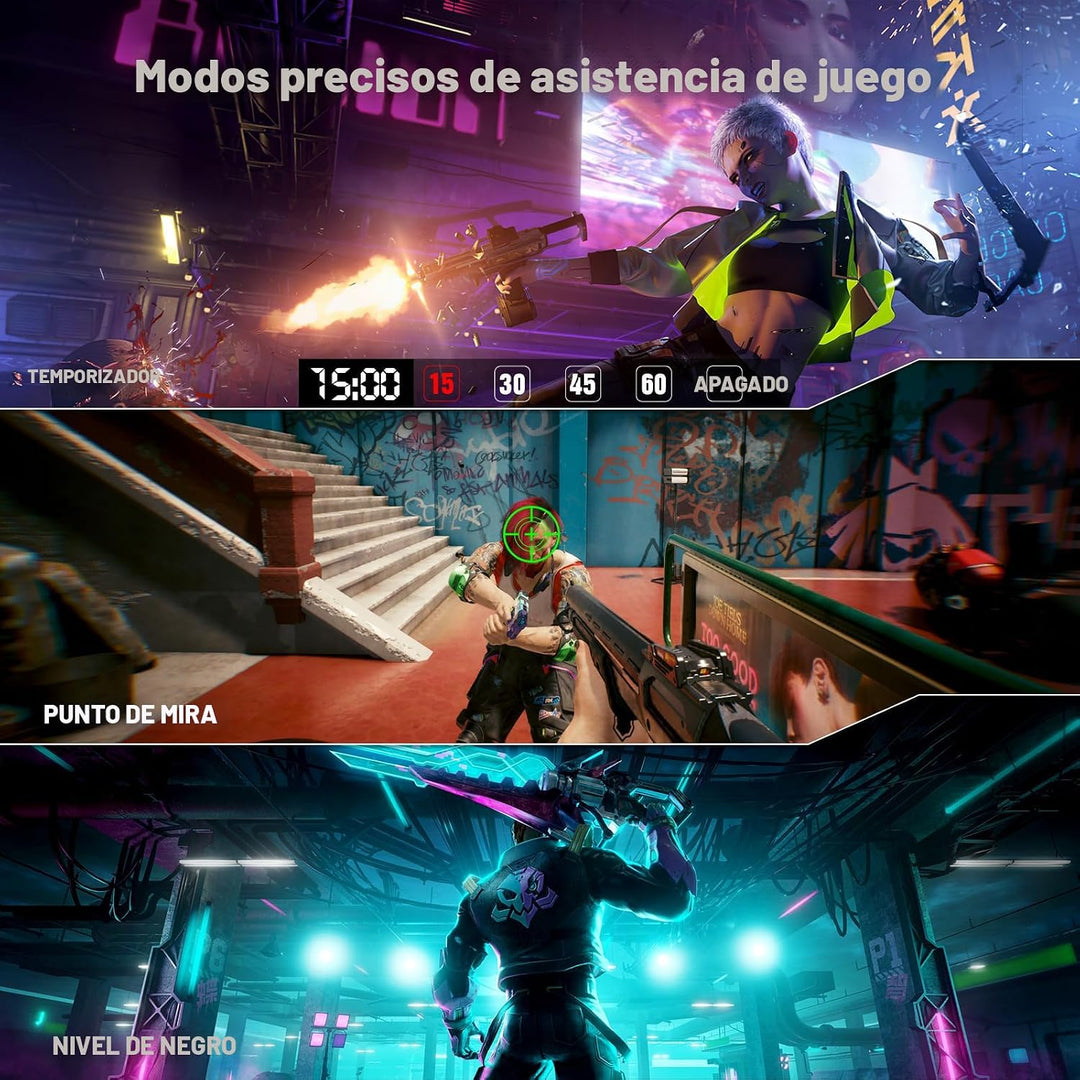 SANSUI Monitor de juegos IPS WQHD 2560 x 1440 de 27 pulgadas, 200Hz...