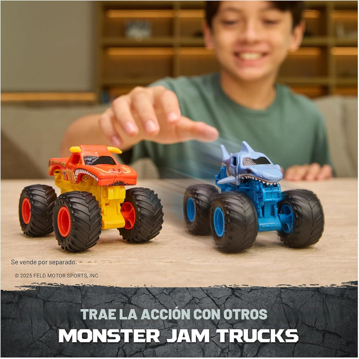 Monster Jam Smash &amp; Bash SmashBot Playset con lanzador, exclusi...