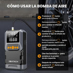 Arrancador del salto con el compresor de aire, arrancador del salto de la