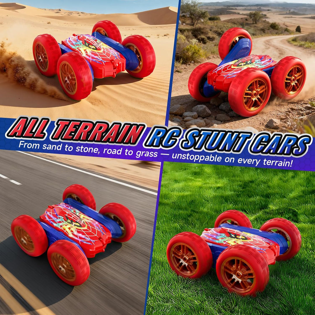 Coche de juguete de control remoto con giro de 360° para niños de 3...