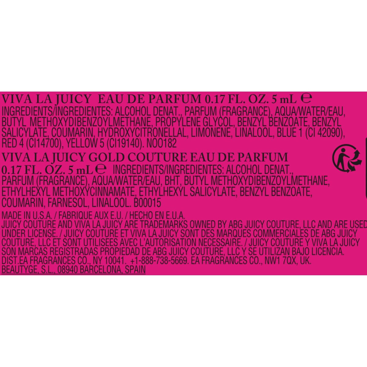 Juicy Couture Viva La Juicy Eau De Parfum, Perfume para Mujer con N...