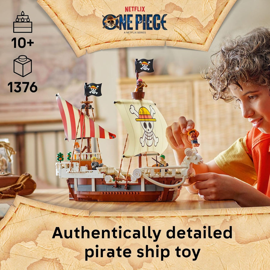 LEGO ONE Piece The Going Merry Pirate Ship Building
