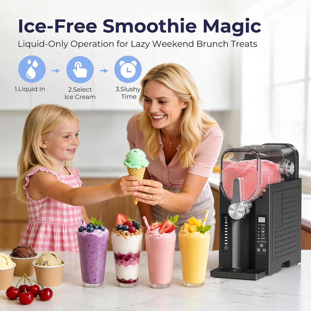 Máquina de granizado para el hogar, no necesita hielo para hacer