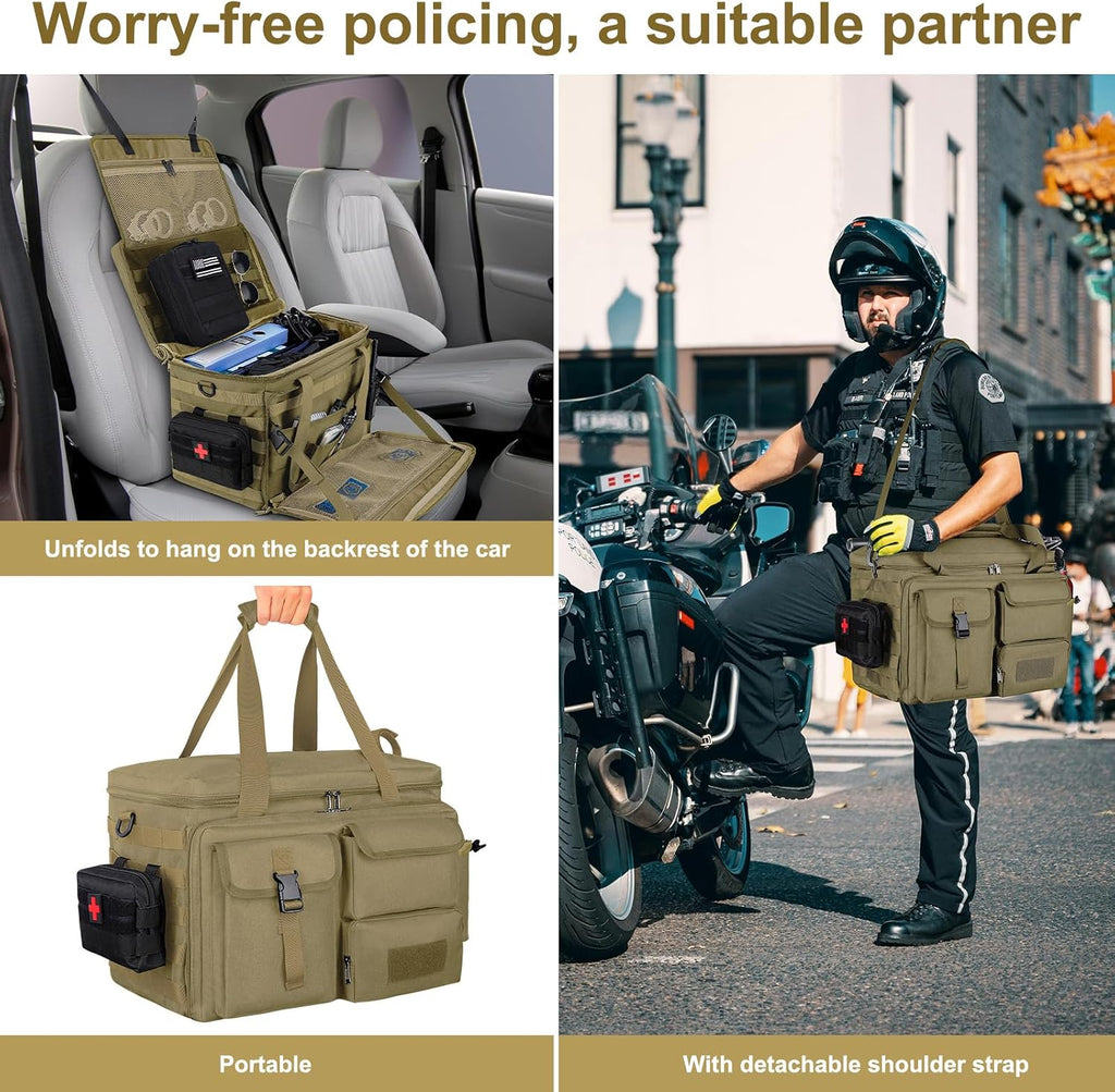 Bolsa de patrulla Policía Policía Equipo de policía Bolsa de
