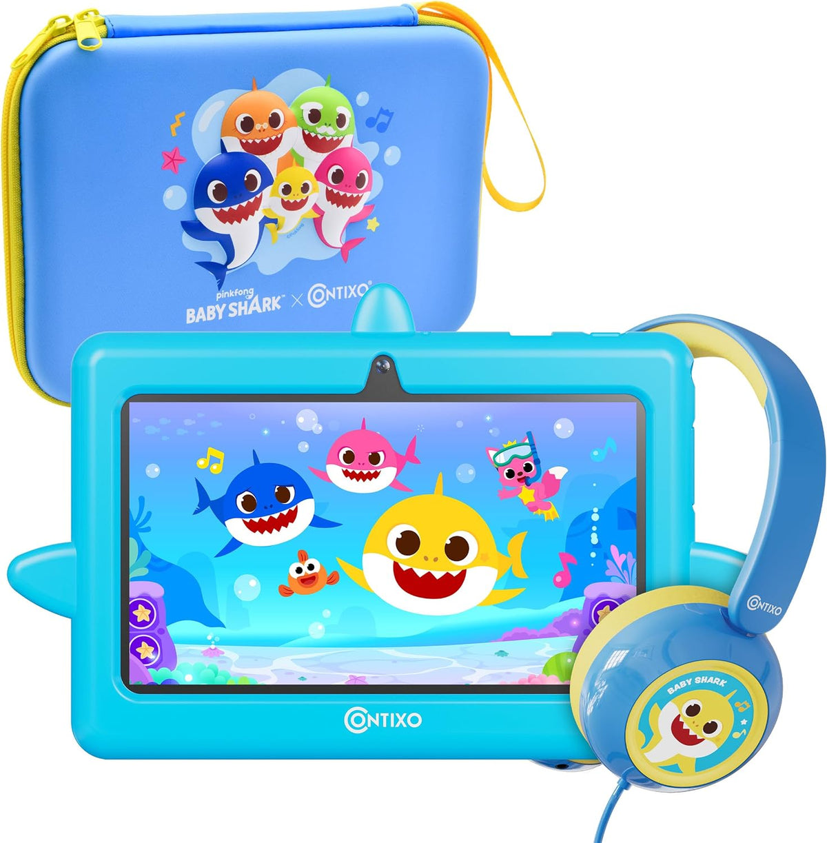 Contixo Paquete de tabletas para niños de 7 pulgadas, aplicaciones de
