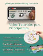 Bradove Kit de bordado de unicornios para principiantes con patrones