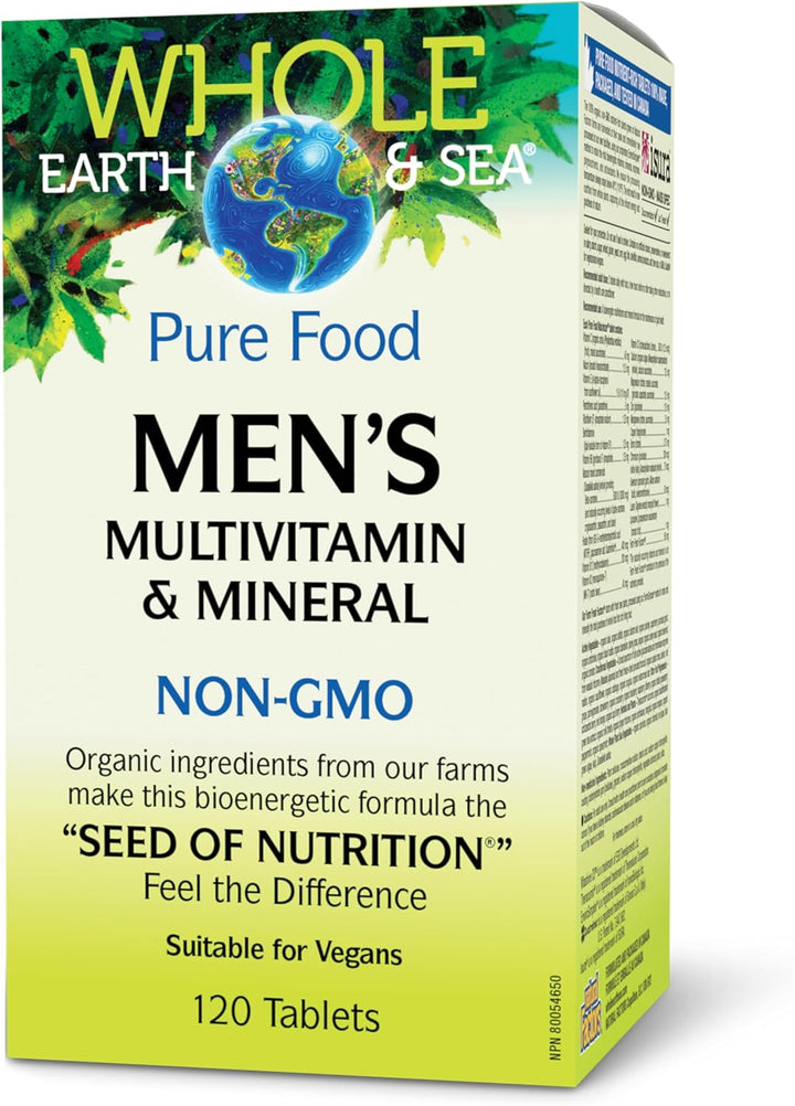 Natural Factors Whole Earth &amp; Sea Multivitamínico y mineral par...