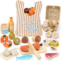 Lehoo Castle Juegos de comida de madera para la cocina de los niños