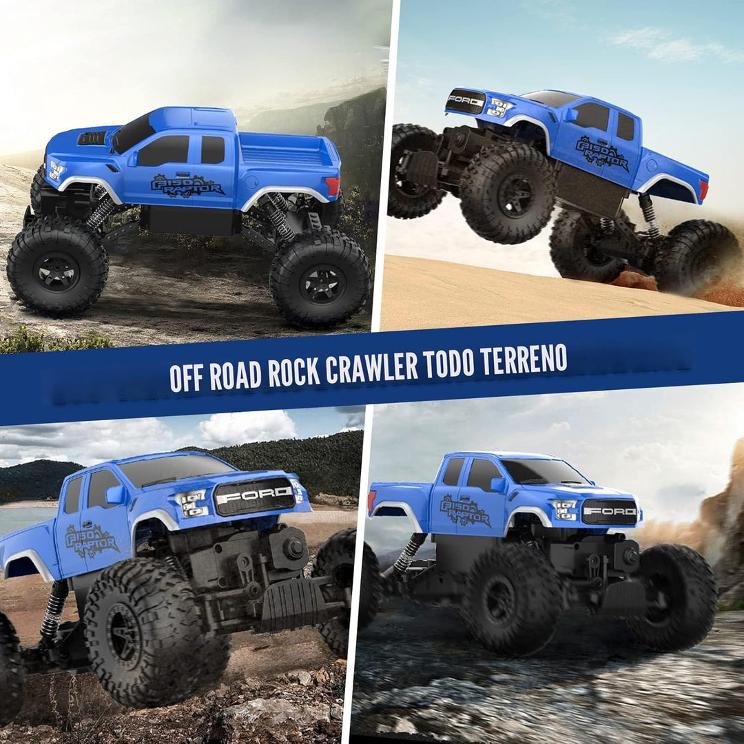 DOUBLE E Ford Raptor F150 Coche de Control Remoto 4WD Camiones Mons...