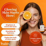 TruSkin - Suero de vitamina C para la cara, suero facial antienveje...