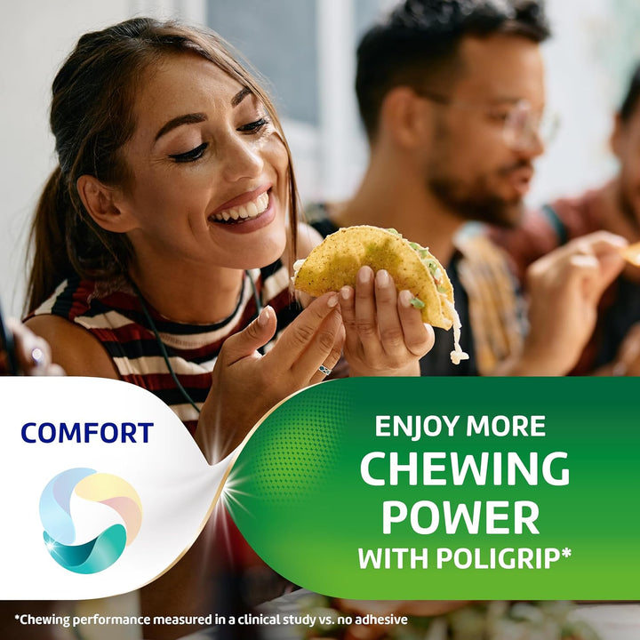 Super Poligrip Extra Care - Crema adhesiva para dentaduras postizas...